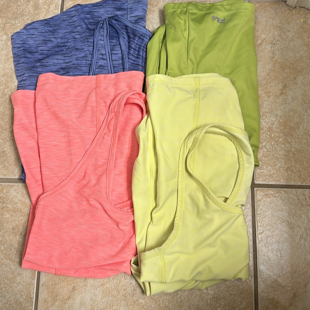 4 workout tops bundle